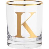 Decorium K Harfi 300 ml Viski Bardağı 9-01010621 - Şeffaf