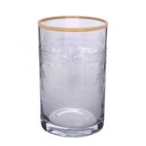 Decorium Kahve Yani Su Bardagi 6Li Tumbler Elit 01 Altin
