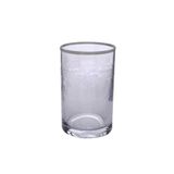 Decorium Kahve Yanı Su Bardağı 6'lı Tumbler Elit 02, Platin 9747