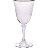 Decorium Kırmızı Şarap Kadehi 6 Parça Morano Platin M01115