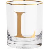 Decorium L Harfi 300 ml Viski Bardağı 9-01010622 - Şeffaf
