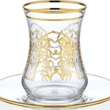 Decorium M00719 Florance Altın 12 Parça Çay Takımı