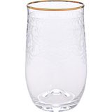Decorium Meşrubat Bardağı 6 Parça Morano Altın M01124