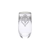 Decorium Meşrubat Bardağı 6'lı Set, Palas Platin, Renkli