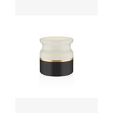 Decorium Monochrome 12 cm Dekoratif Siyah - Beyaz Cam Vazo 9-03010294