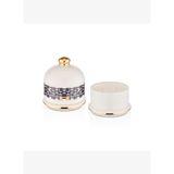 Decorium Monochrome 13,3 cm 2 Parça Kapaklı Dekoratif Cam Mum 9-03020030