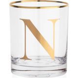 Decorium N Harfi 300 ml Viski Bardağı 9-01010629 - Şeffaf