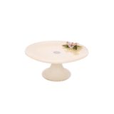 Decorium Servis Tabağı Ayaklı 21 cm Florina, Krem
