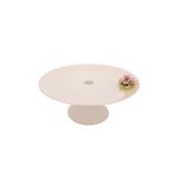 Decorium Servis Tabağı Ayaklı 28 cm Florina, Krem