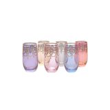 Decorium Su Bardağı 6'lı Set, Elit 01 Altın Asorti, Renkli