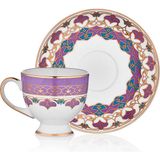 Decorium Sultani 110 ml 12 Parça 6 Kişilik Porselen Kahve Fincan Takımı 9-01120042
