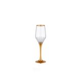 Decorium Sunflower 150 ml 6 Parça Flüt Cam Şampanya Kadehi 9-01020028