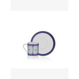 Decorium Turkuaz 70 ml 12 Parça 6 Kişilik Turkuaz Porselen Kahve Fincan Takımı 9-01120290