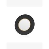 Decorium Vision Black 24 Ayar Altın Yaldızlı 15 cm Siyah - Altın Cam Tabak 9-01080018