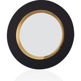 Decorium Vision Black 24 Ayar Altın Yaldızlı 22 cm Cam Tabak 9-01080019