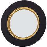 Decorium Vision Black 24 Ayar Altın Yaldızlı 23 cm Çukur Cam Tabak 9-01080020
