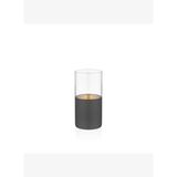 Decorium Vision Black 24 Ayar Altın Yaldızlı 250 ml 6 Parça Siyah - Altın Cam Meşrubat Bardağı