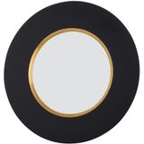 Decorium Vision Black 24 Ayar Altın Yaldızlı 28 cm Cam Tabak 9-01080021