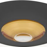 Decorium Vision Black 24 Ayar Altın Yaldızlı 30 cm Cam Kase 9-01080024