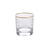 Decorium Viski Bardağı 6'lı Set, Armoni Altın, Renkli