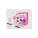 Decorius Arcade Atari Oyun Kumandası Görünümlü Pembe - Mor Duvar Prizi-Anahtarı Çerçevesi - Mini Joystick Dekoratif Anahtar Çerçevesi Süsü - Çocuk Odası, Gamer Odası Anahtar Süsü - Priz - Anahtar Çerçeve