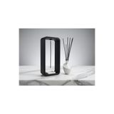 Decorius Modern Tütsülük Seti | Tütsü Standı + Vazo | Minimal Dekor | Ev & Ofis Aksesuarı | Siyah & Beyaz 24cm