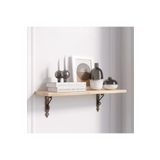 Decormet 015021201508419 Safir Meşe 20x60 cm Retro Raf Seti