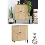 Decormet Capella DEC0008 90x35x115 cm Meşe Konsol
