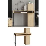 Decormet DEC0138 Dora 100x106 cm Meşe Çalışma Masası