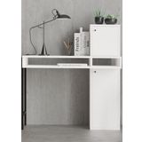 Decormet DEC0139 Lora 100x106 cm Beyaz Çalşma Masası