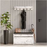 DECORMET DECORMET BOBBY AYAKKABILIK CARRARA MARBLE - Beyaz Mermer