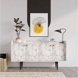 DECORMET DECORMET NAVİ KONSOL CARRARA MARBLE