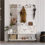 DECORMET DECORMET NONSO AYAKKABILIK CARRARA MARBLE - Beyaz Mermer