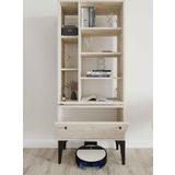 Decormet Fix Kitaplık Traverten