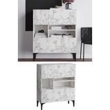 Decormet Krista Konsol Carrara Marble