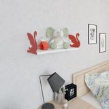Decormet Kuğu Kırmızı+Parlak Beyaz Raf Seti
