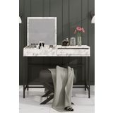 DECORMET LİNDA MAKYAJ MASASI CARRARA MARBLE