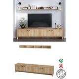 Decormet TESSA TV ÜNİTESİ SAFİR MEŞE -DEC-20039
