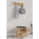 Decormet Tinky Puflu Ayakkabılık Safir Meşe