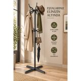 Decorness Dekoratif Askılık Metal Gövdeli Ayaklı Askı Lüx Ayaklı Portmanto Askısı 170 Cm