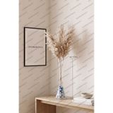 decoronay 40 Cm El Yapımı Fil Ayağı Cam Vazo – Dekoratif Şeffaf Modern Salon Vazosu