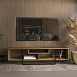 Decorotika Decorotika Asal Tv Ünitesi 150 Cm Ceviz Siyah Siyah