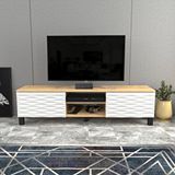 Decorotika Decorotika Lukas Tv Ünitesi Safirmeşe Beyaz Safir Meşe