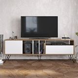 Decorotika Decorotika Mistico (180) Tv Ünitesi Ceviz Beyaz Ceviz