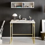 Decorotika Gama Beyaz Gold Çalışma Masası