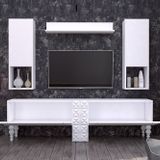 Decorotika İnci Beyaz TV Ünitesi