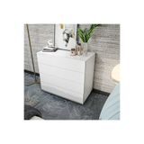 Decorotika LİNES ŞİFONYER BEYAZ