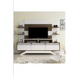 Decorotika Mobilya Beyaz Ceviz Delpi Tv Ünitesi