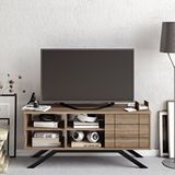 Decorotika North Ceviz Siyah Tv Ünitesi