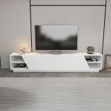 Decorotika Rhodes Beyaz Tv Ünitesi